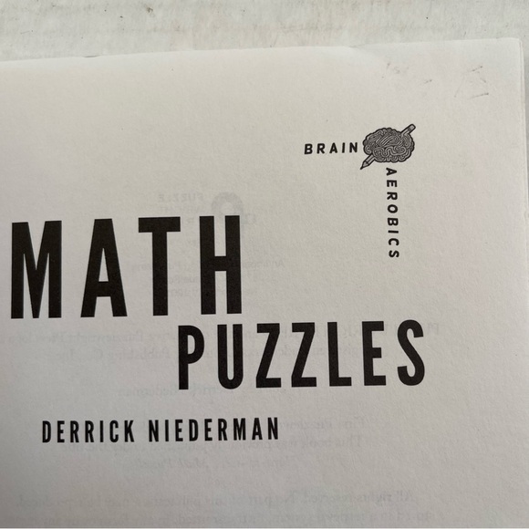Brain Aerobics Math Puzzles Paperback By Derrick Niederman - Picture 3 of 7